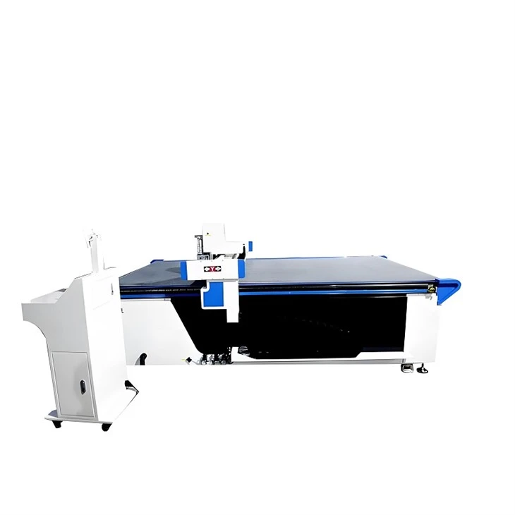 Auto feeding vibrating knife cutting machine
